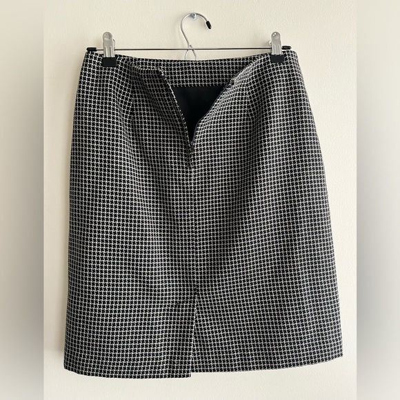 Style & Co Cream and Black Patterned Pencil Skirt - Picture 2 of 4